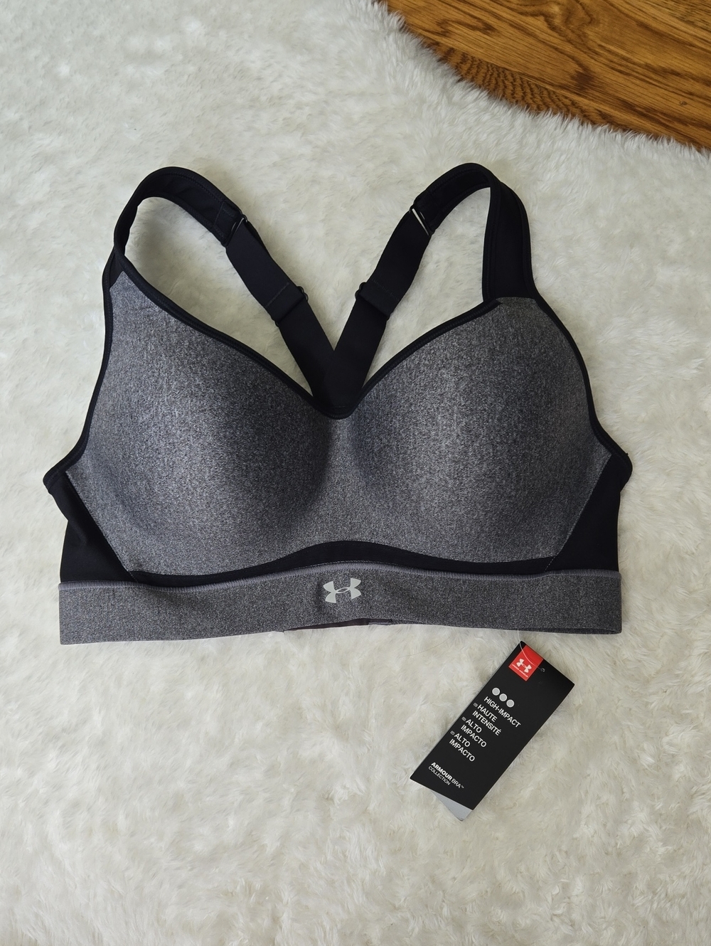 Under Armour High Impact Sports Bra, Womens Size 36C, NWT